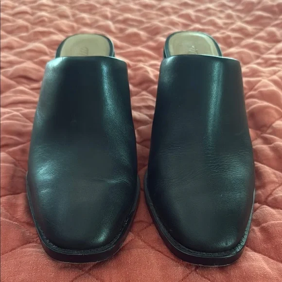 Madewell Black Leather Mules - Picture 4 of 4